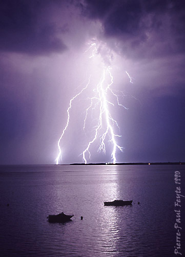 Orages , eclairs et foudre , Pierre-Paul Feyte  , photo1