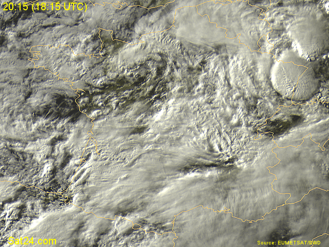image satellite France 9/06/10 à 20h15